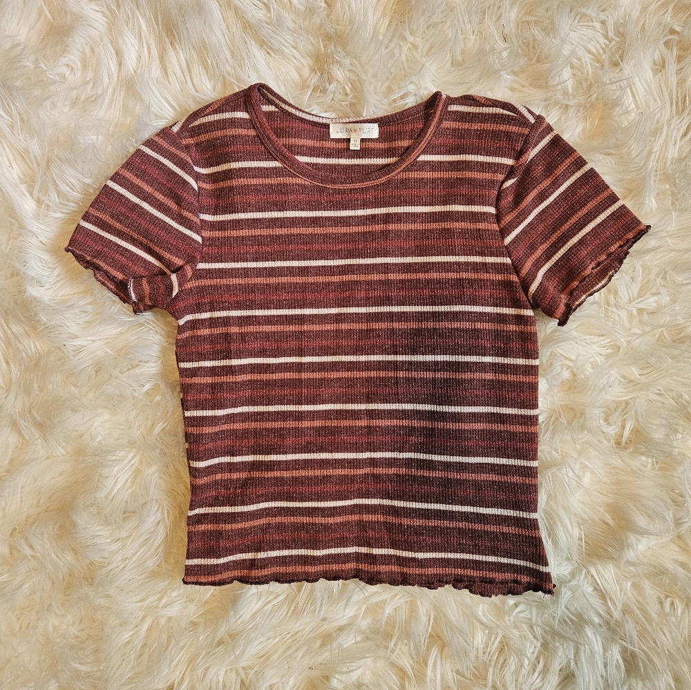 Striped crop top